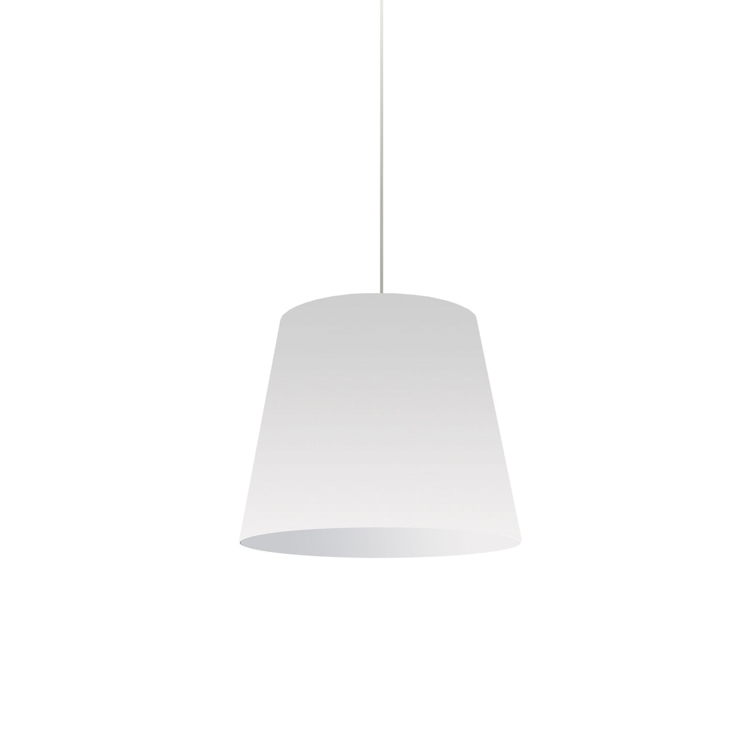 Dainolite 1 Light Oversized Drum Pendant Small White Shade - Renoz