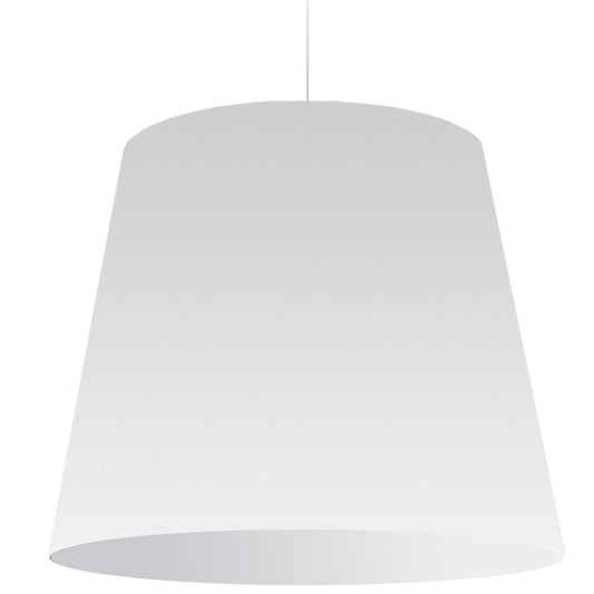 Dainolite 1 Light Oversized Drum Pendant X-Large White Shade - Renoz