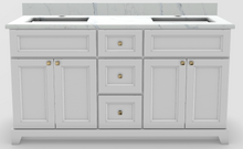 Stonewood Bellrose White Painted Classic Freestanding Vanity with Countertop and Sink
