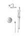 Baril Complete Thermostatic Pressure Balanced Shower Kit (SENS B45 4206)