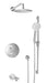 Baril Complete Thermostatic Pressure Balance Shower Kit ( SENS B45 4306)