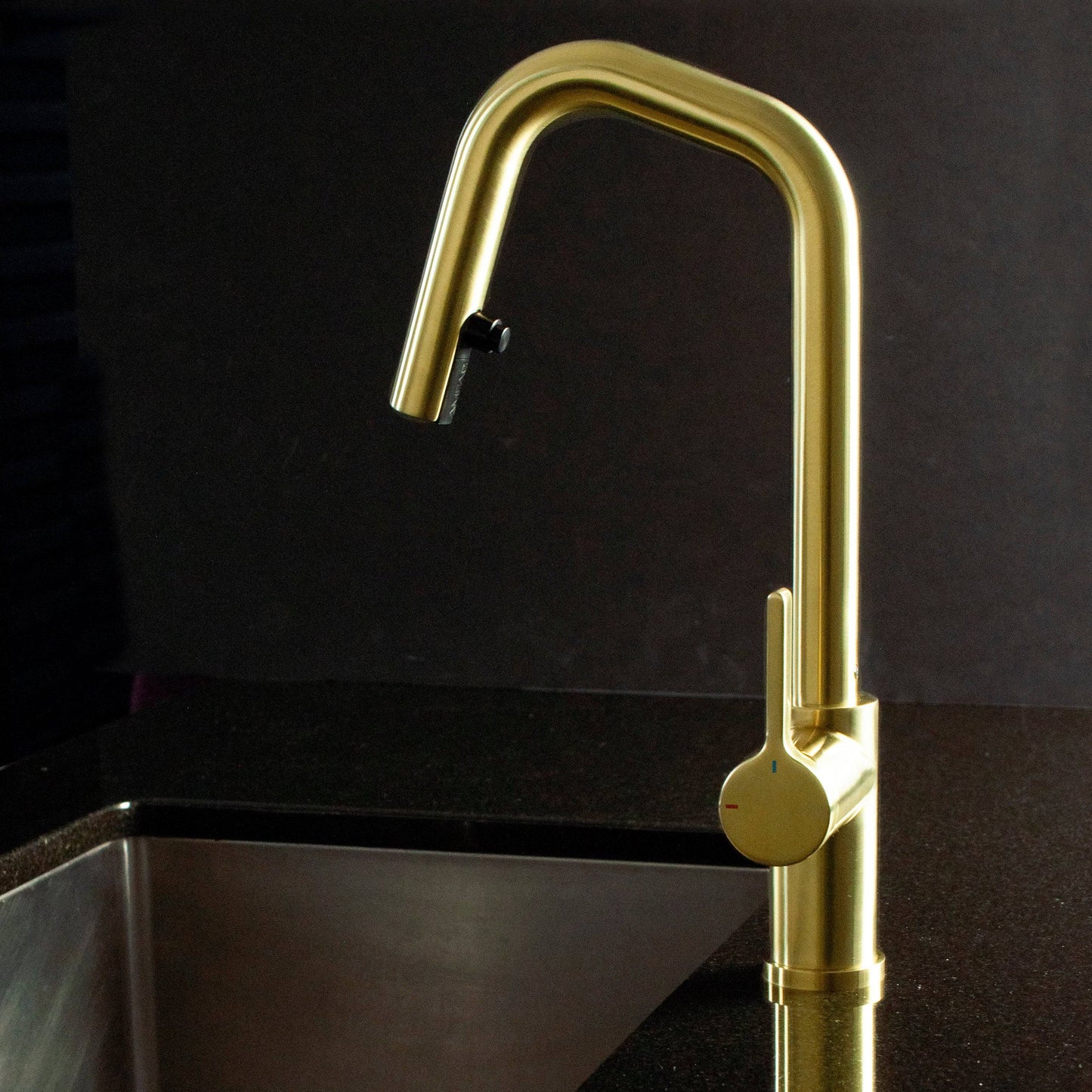 Rubi Endricks R - Single Lever Kitchen Faucet-Gold - Renoz