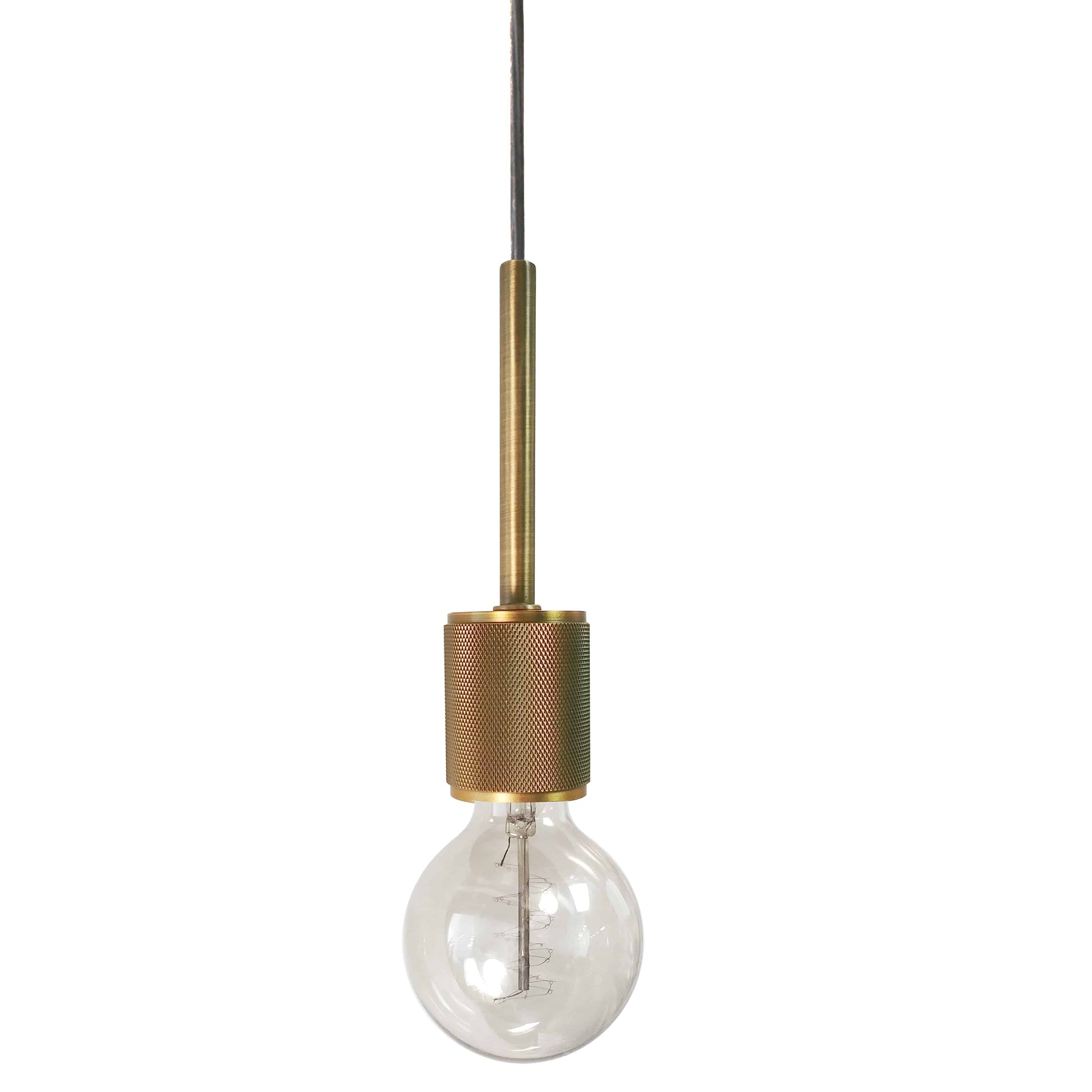 Dainolite 1 Light Incandescent Pendant, Aged Brass 1.9 inch - Renoz