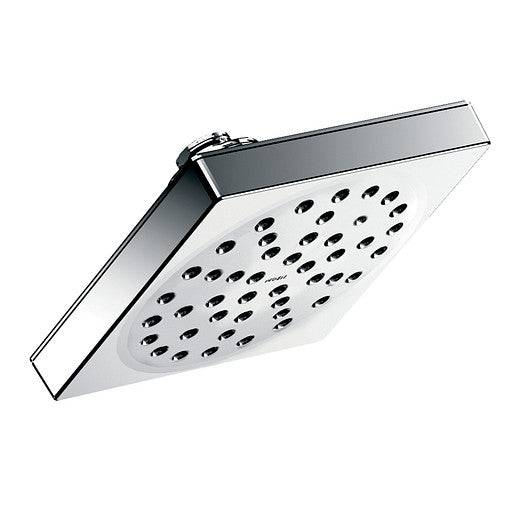 Moen 90 Degree Chrome One-Function 6" Square Diameter Spray Head Rain Shower - Renoz