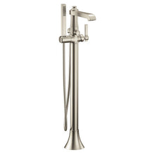 Moen - Flara One-Handle Tub Filler Includes Hand Shower