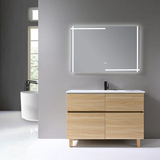 Kit combiné de vanités d'armoire de sol moderne Kodaen 1 - FV3810 + BASIN3810