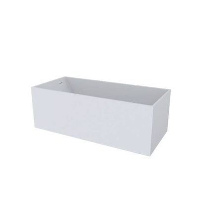 Slik Portfolio Bath Kuadra Slikcast Glossy White 63" x 28.5" Elevation System - Renoz