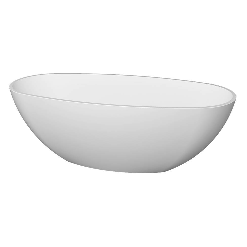 Slik Portfolio Bath Logan Slikcast Glossy White 61.44" x 29.44" x 20.5" Elevation System - Renoz