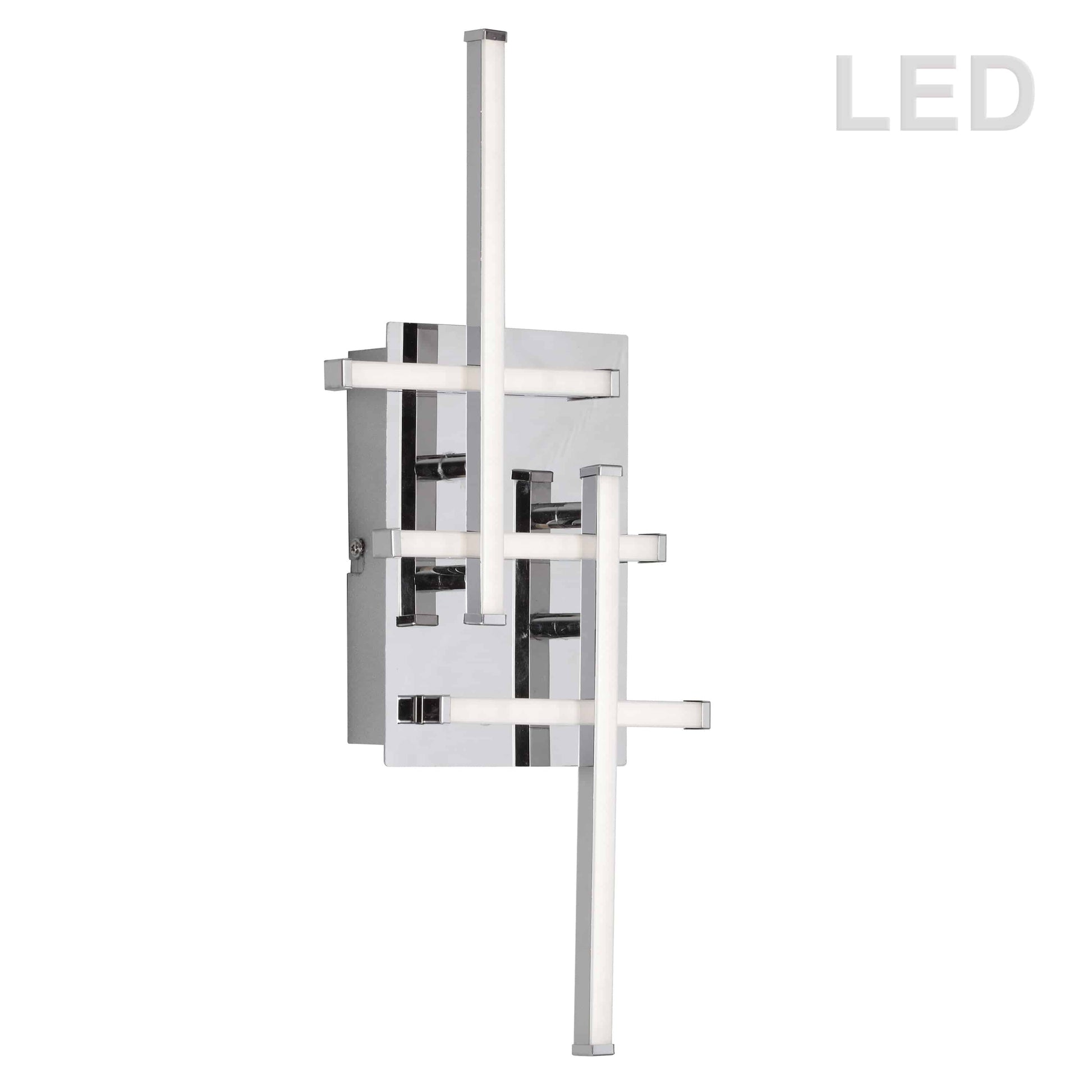 Dainolite 5 Light LED Wall Sconce, Polished Chrome Finish - Renoz