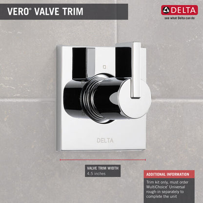 Delta VERO 3-Setting 2-Port Diverter Trim In Chrome