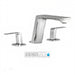 Tenzo - Quantum 8in Chrome Lavatory Faucet With (Overflow) Drain