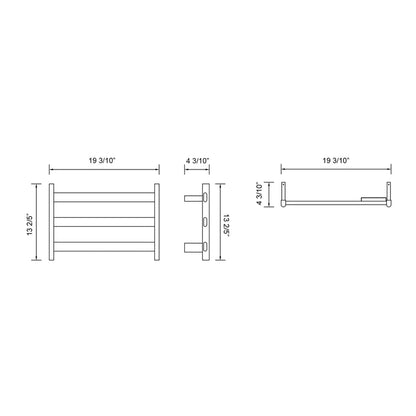 Chauffe-serviettes électrique 13" Kodaen