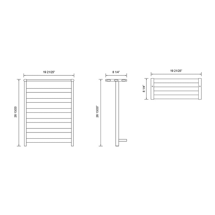 Chauffe-serviettes électrique 27" Kodaen