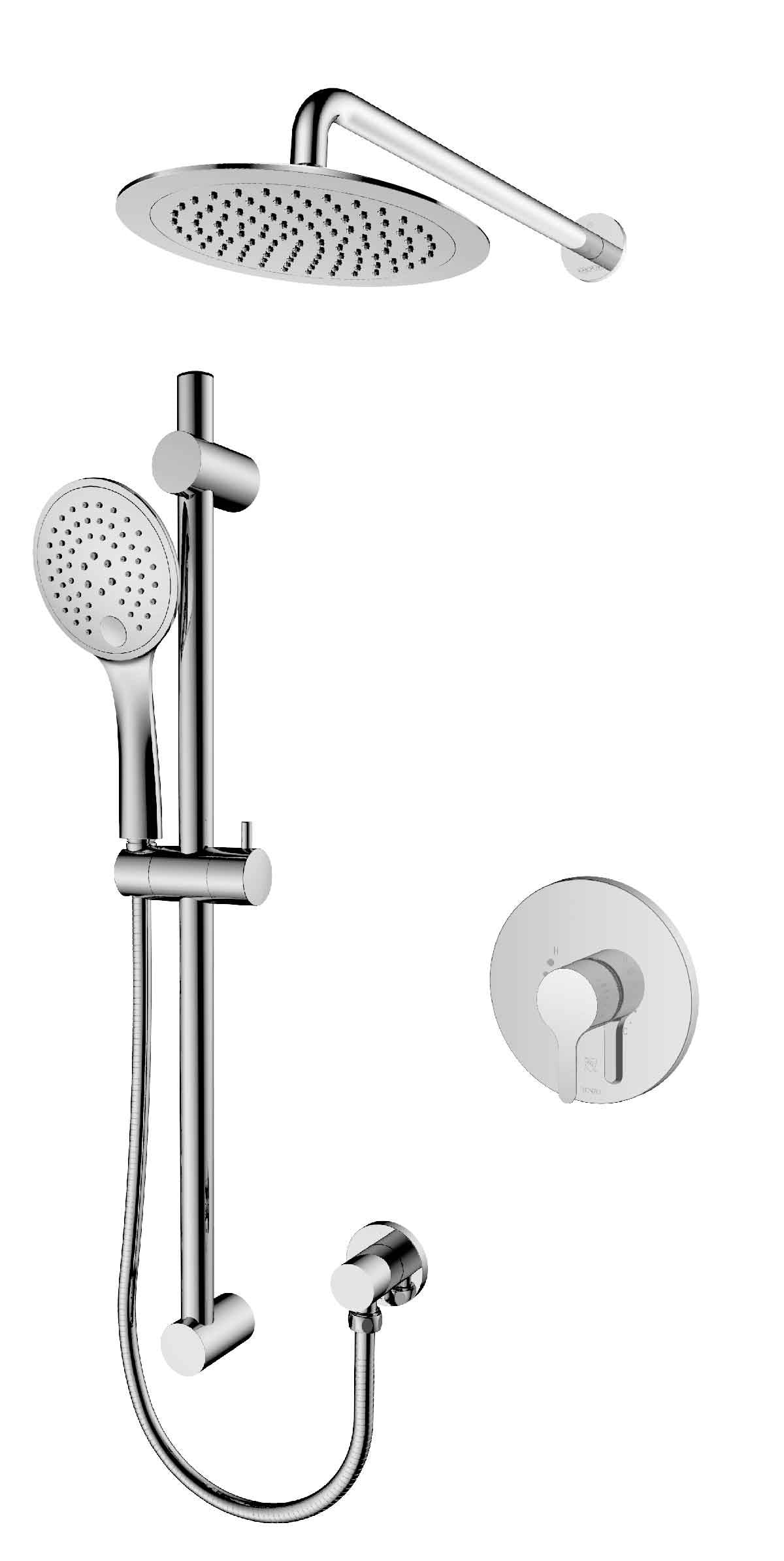 Tenzo - Mylo Pro 2-Rotary Function Pressure Balanced Shower Kit