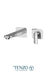 Tenzo - Wall Mount Lavatory Faucet Delano With (Overflow) Drain