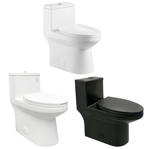 Toilette monobloc haute performance Aktuell Lotus AKK0351DF 