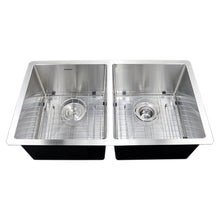Kodaen Mission Undermount Kitchen Sink-18G Double Bowl UN