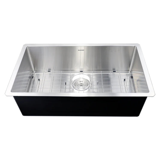 Stylish - 42 Inch Workstation 70/30 Double Bowl Undermount 16 Gauge  Stainless Steel Kitchen Sink With Accessories Included( S-642W )