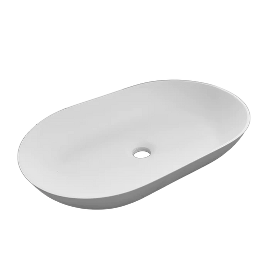 Lavabo ovale à surface solide Kodaen - VSOVAL550