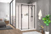 Zitta Vaia Shower Door –  1 Fixed, 1 Return – Closing on Wall