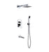 Kube Bath Aqua Piazza Shower Set With 8