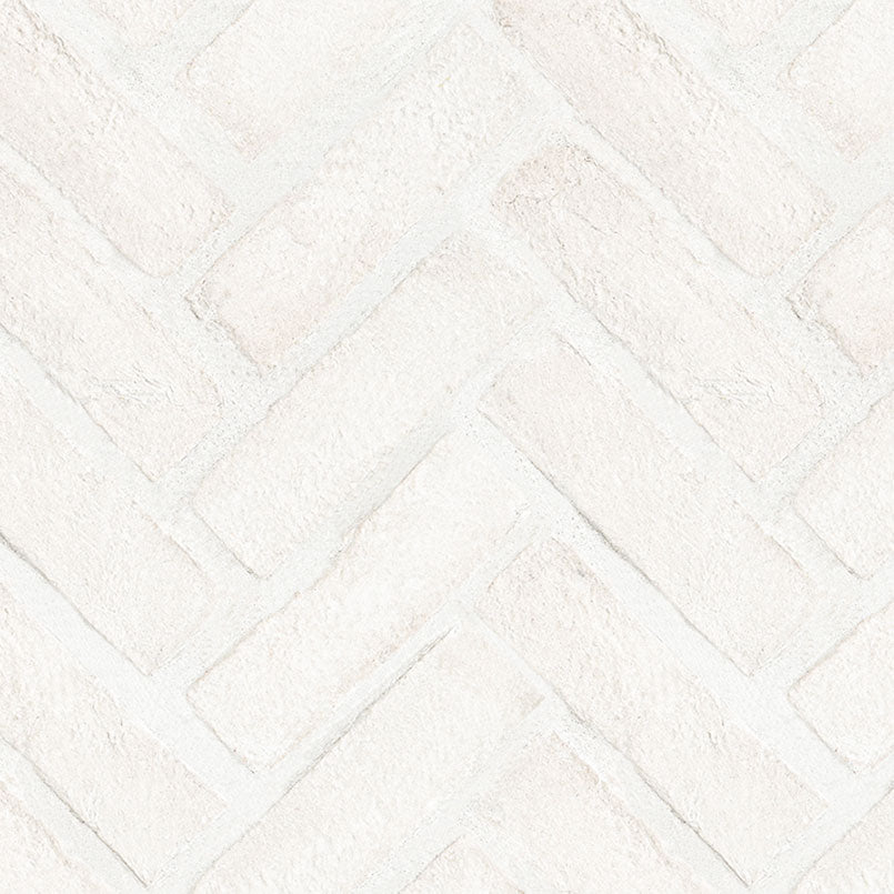 MSI Alpine White Clay Brick Tile - Herringbone