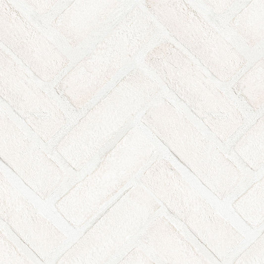 Tuile de brique en argile blanche alpine MSI - chevrons