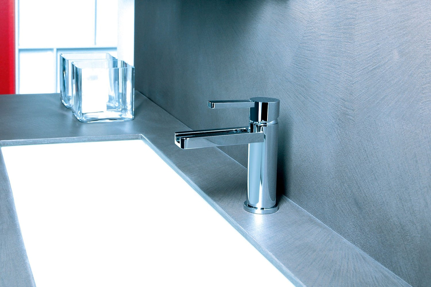 Robinet de lavabo monotrou Aquadesign Products (Aqua 500017) - Chrome