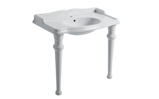 Simas AR8642GB - Console With Sink and Ceramic Legs