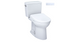Toilettes deux pièces Toto Drake Washlet+ S7a - 1,28 GPF (hauteur non universelle)