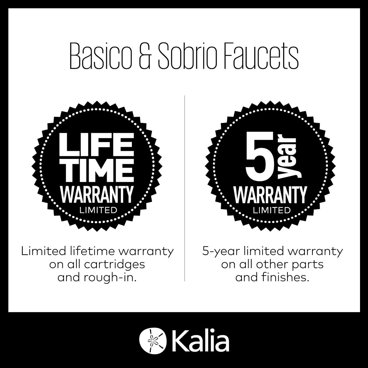 Kalia Sobrio Pb4 - 1/2” Pressure Balance Shower System Without Valve