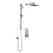 Kalia - Wall Arm Shower System With 2-way Aquatonik Type T/P ½'' Rough Push-button Thermostatic Valve - BF2068