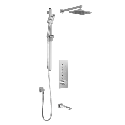 Kalia Kareo Tb3 Shower System With Push-button Without Valve (BF2102)