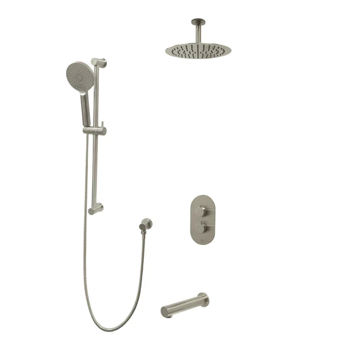 Kodaen Crystal Three Way Thermostatic Shower System - Kit 1