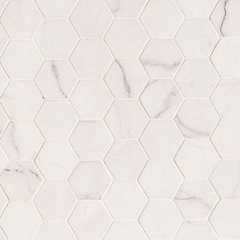 MSI Brighton Grey 2 x 2 Hexagon Matte Mosaic - NBRIGRE2X2HEX
