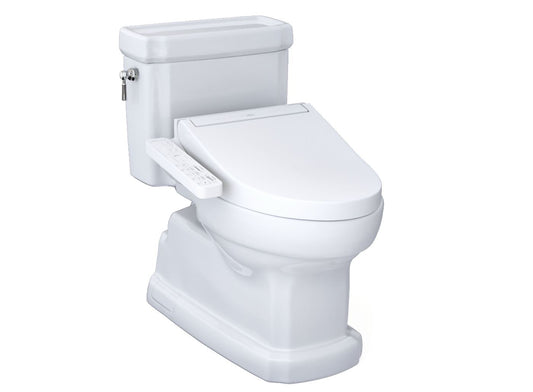 Toilette monobloc Toto Guenièvre avec siège de bidet Washlet C2 - 1,28 GPF