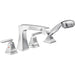 Delta ASHLYN Roman Tub Filler with Hand Shower Trim -Chrome (Valve Sold Separately)