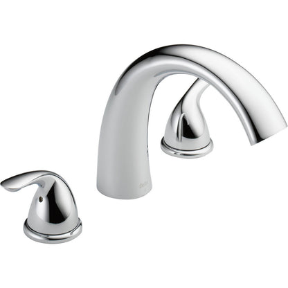 Delta Classic Roman Tub Filler Trim-Chrome (Valve Sold Separately)