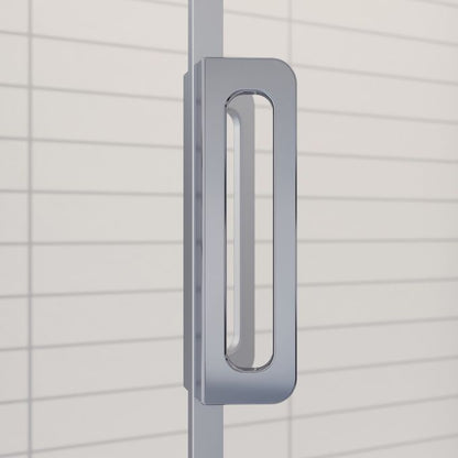 Kalia K3 48 X 77” Sliding Shower Door With Kp Protective Film and Towel Bar
