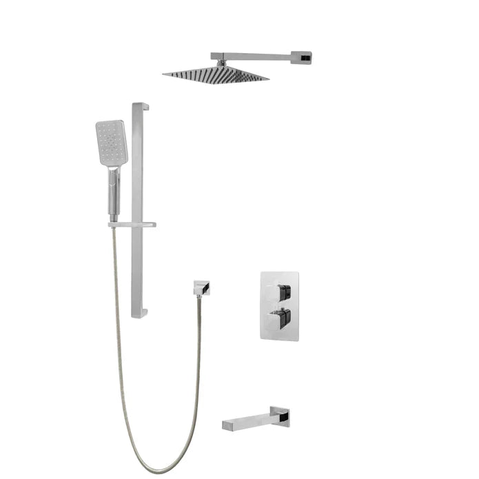 Kodaen Diamond Three Way Thermostatic Shower System - Kit 1