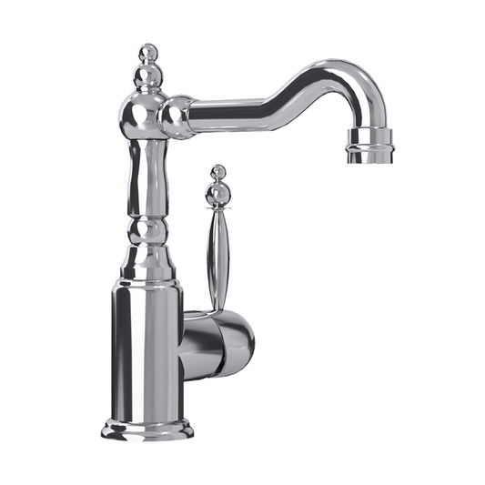 Rubi Saïda 9" Single-handle Washbasin Bathroom Faucet With Drain- Chrome - Renoz