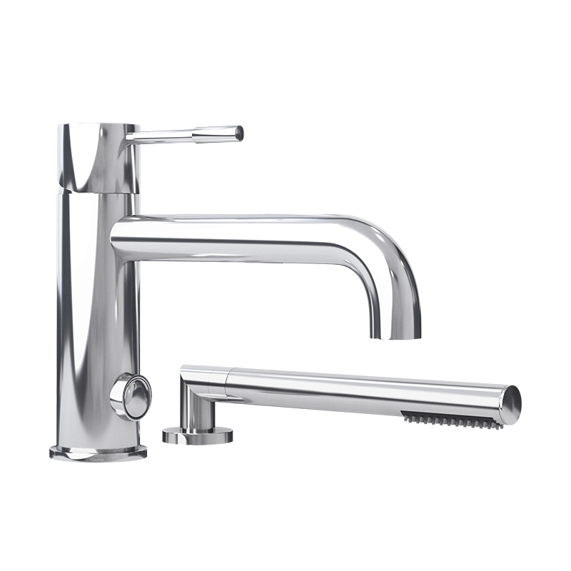 Rubi Dana Two-piece Bathtub Faucet- Chrome - Renoz