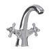 Rubi Jade Washbasin Faucet With Cross Handles - Renoz