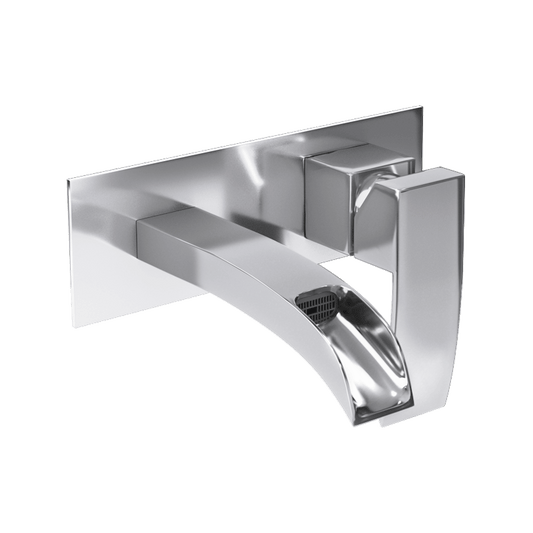 Rubi Kaskad Wall-mounted Washbasin Faucet- Chrome - Renoz