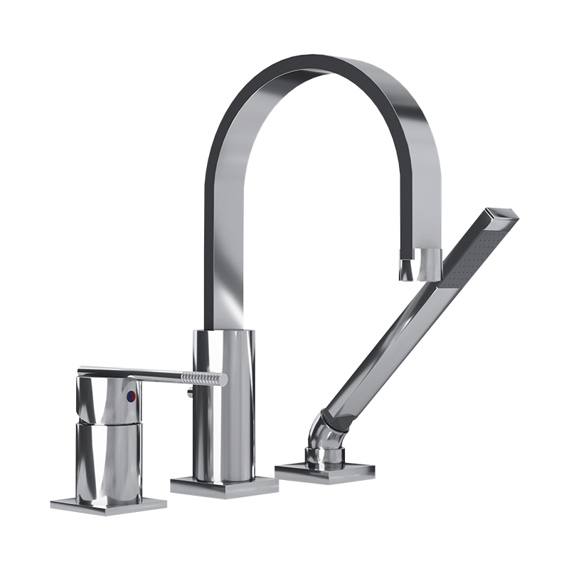 Rubi Évita Three-piece Bathtub Faucet - Renoz