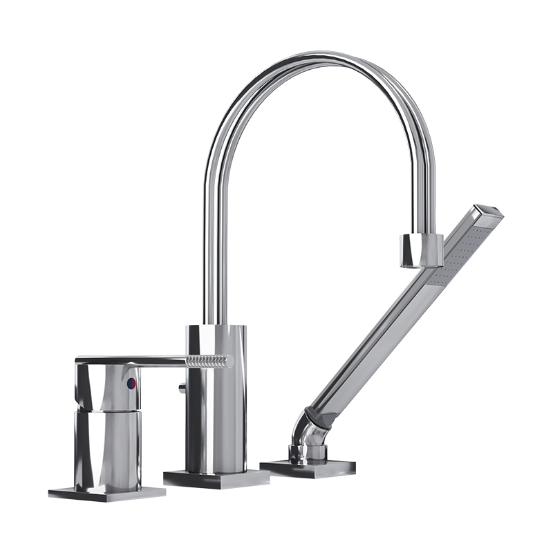 Rubi Hadria Three-piece Bathtub Faucet - Renoz