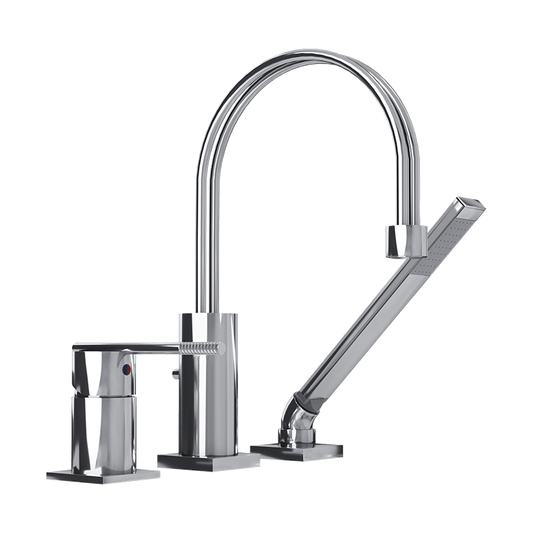 Rubi Hadria Three-piece Bathtub Faucet - Renoz