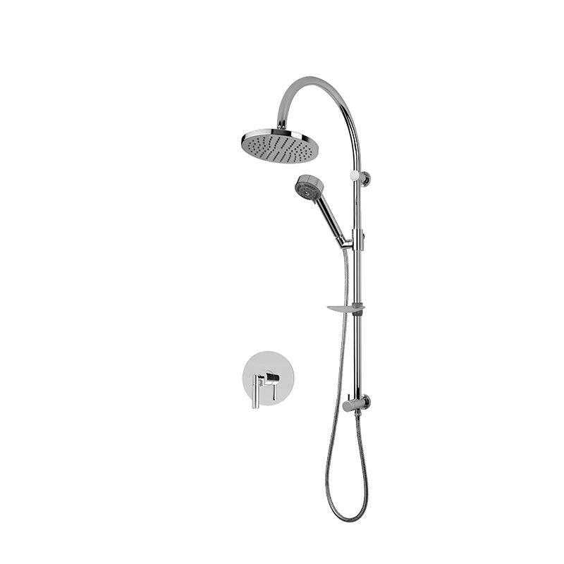 Rubi Pressure Balanced Shower Kit With Hand Shower - Chrome - Renoz