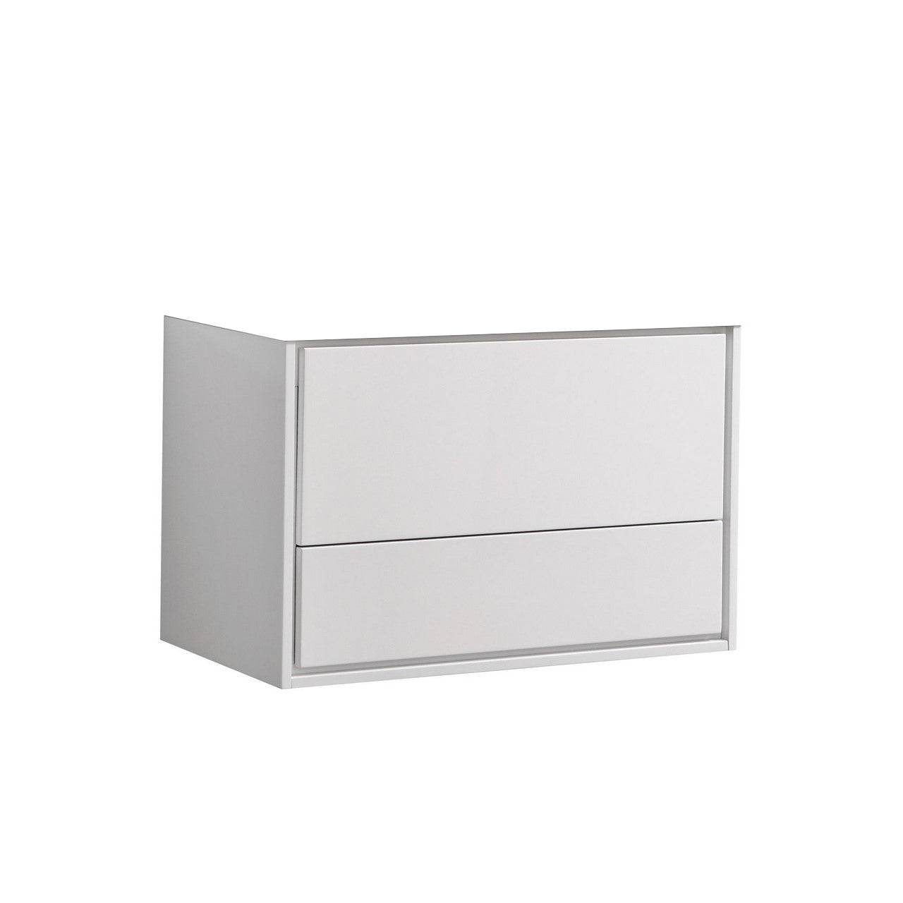 Kube Bath De Lusso 36" Wall Mount / Wall Hung Bathroom Vanity With 2 Drawers Countertop Not Included - Renoz