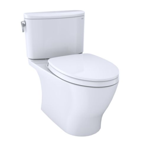 Toilette 2 pièces Toto Nexus, 1,28 GPF, cuvette allongée - Washlet+ Connection MS442124CEFG#01